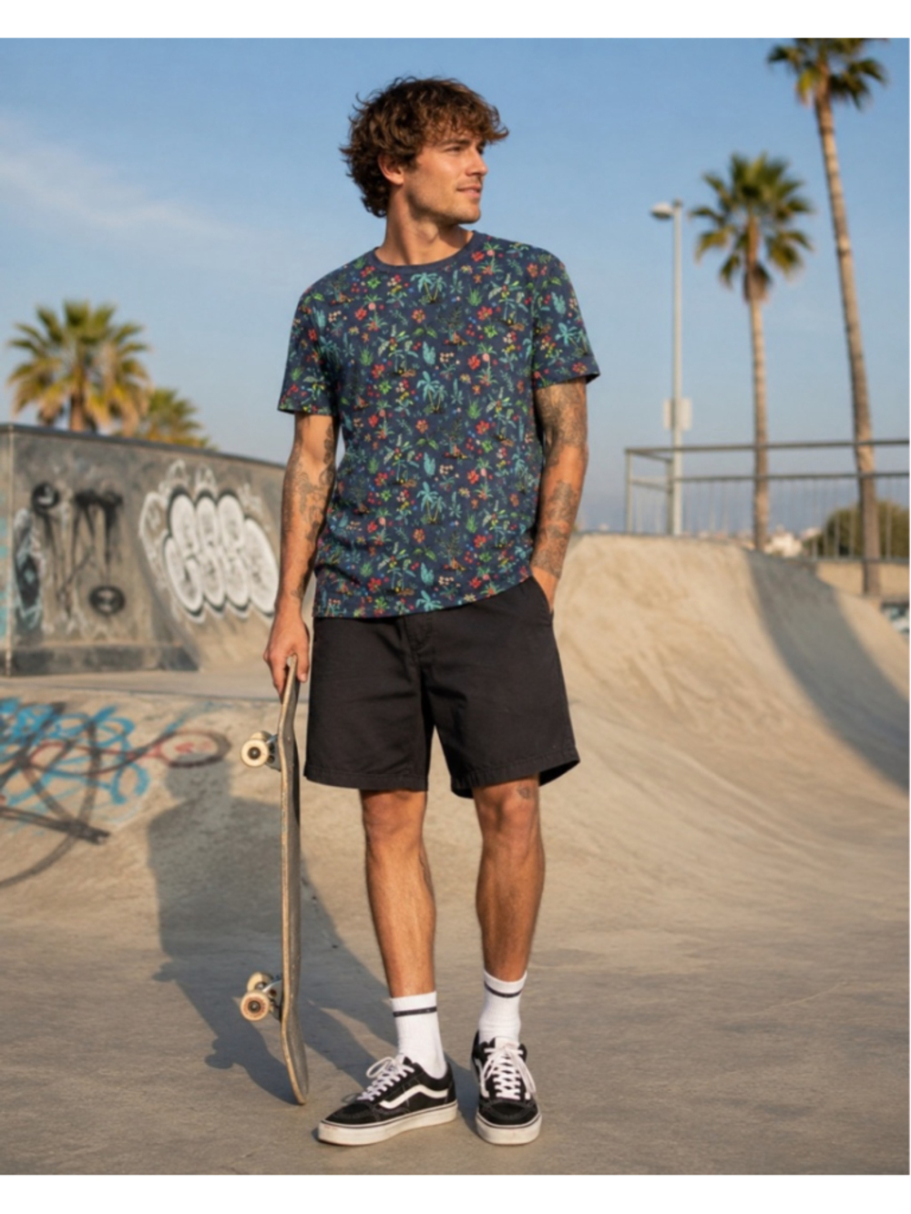 Paul Smith Floral Tropical Print T-Shirt S